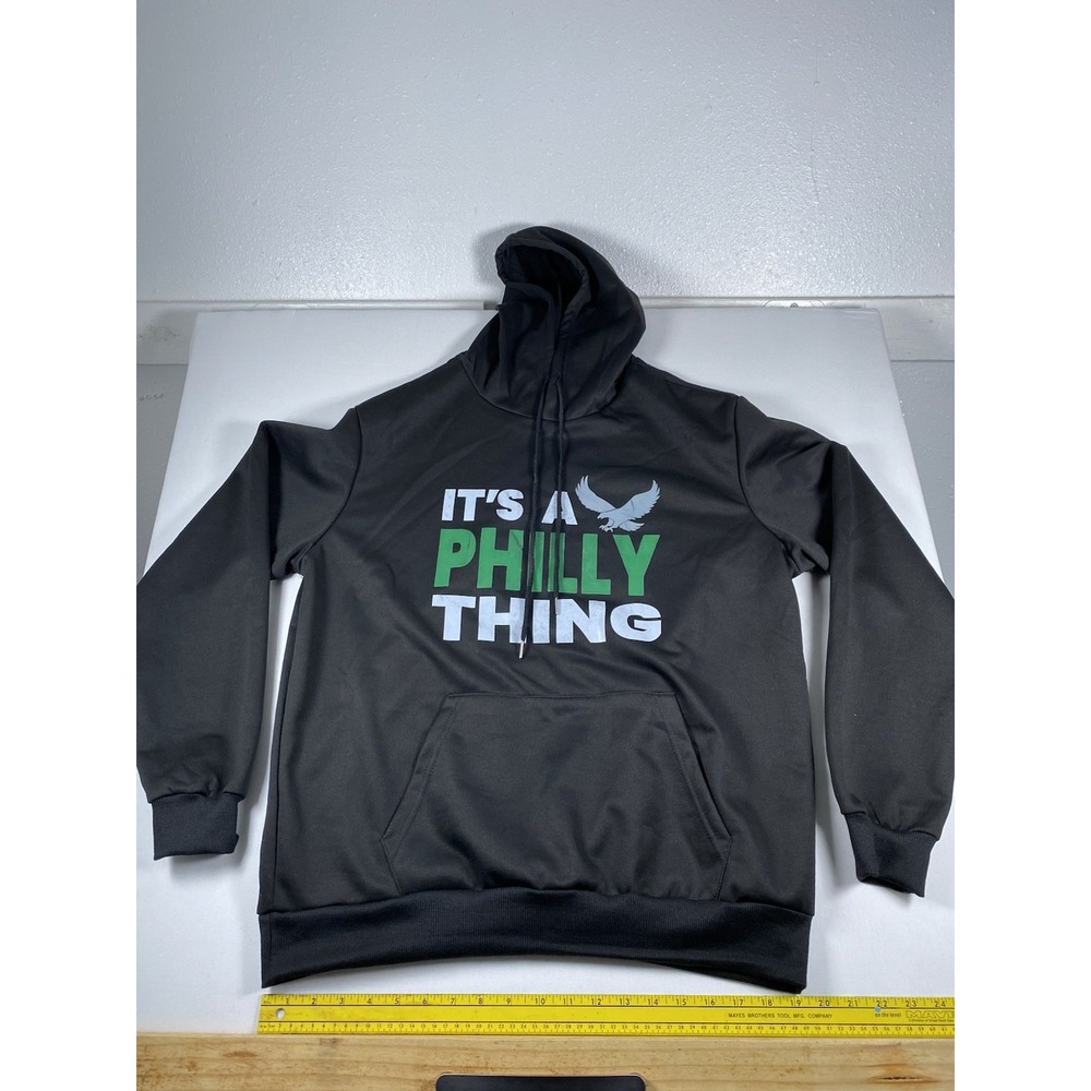 Philadelphia Eagles Sweatshirt Men's Size M/Womens Size 1XL Distressed